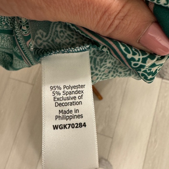 Magnolia Grace Embroidered Trim Knit Shift Dress Size M - Picture 5 of 7